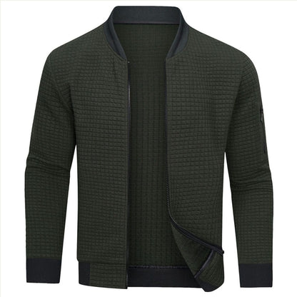 Relaxed Fit Quilted Zip Jacket