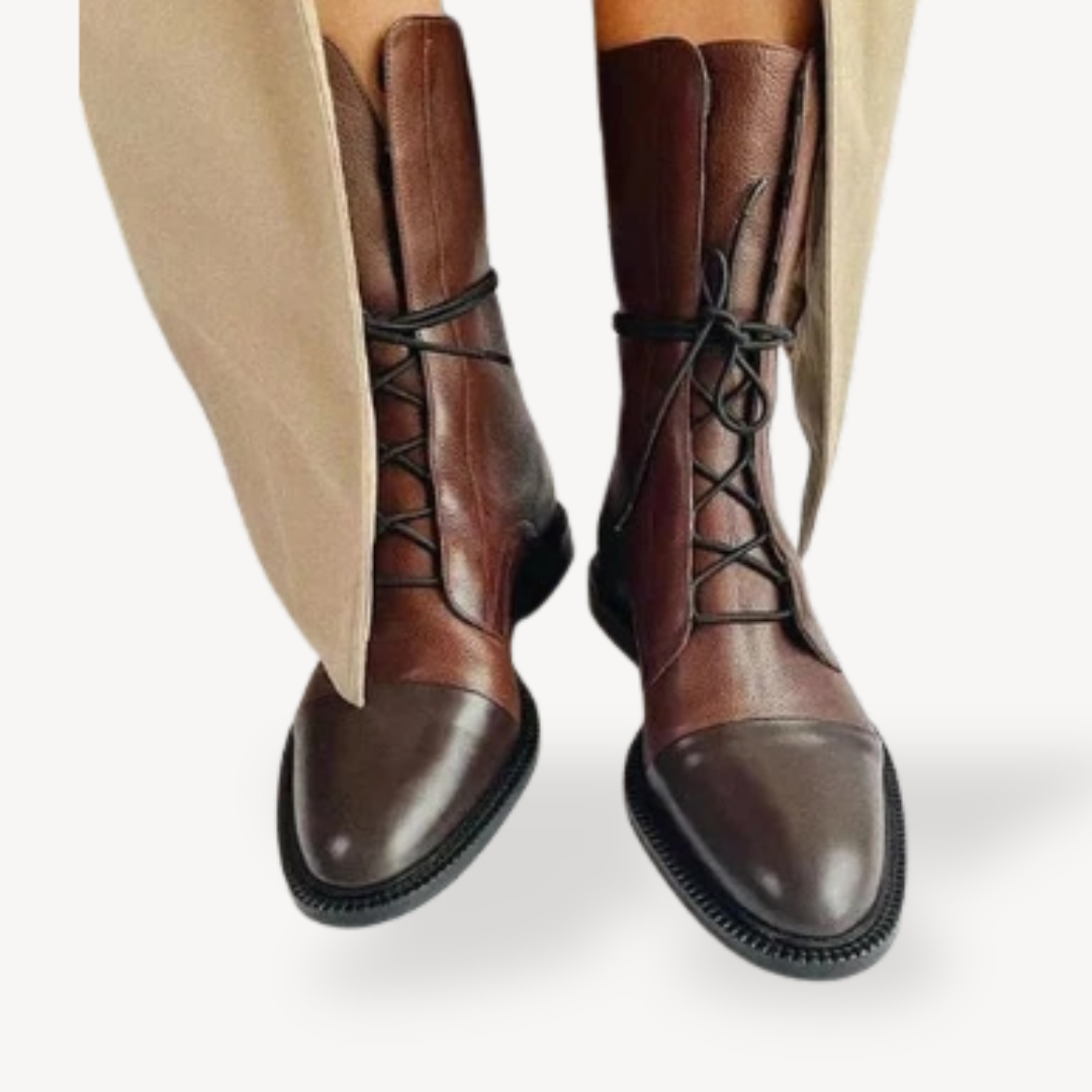 Comfortable Supportive Military Boots for Women - OutfitLondon