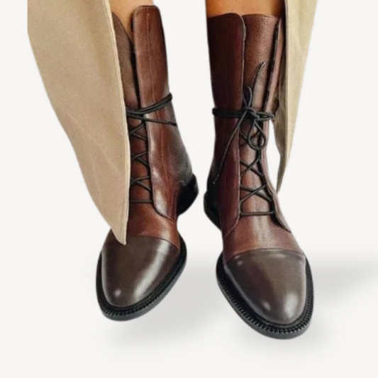 Comfortable Supportive Military Boots for Women - OutfitLondon