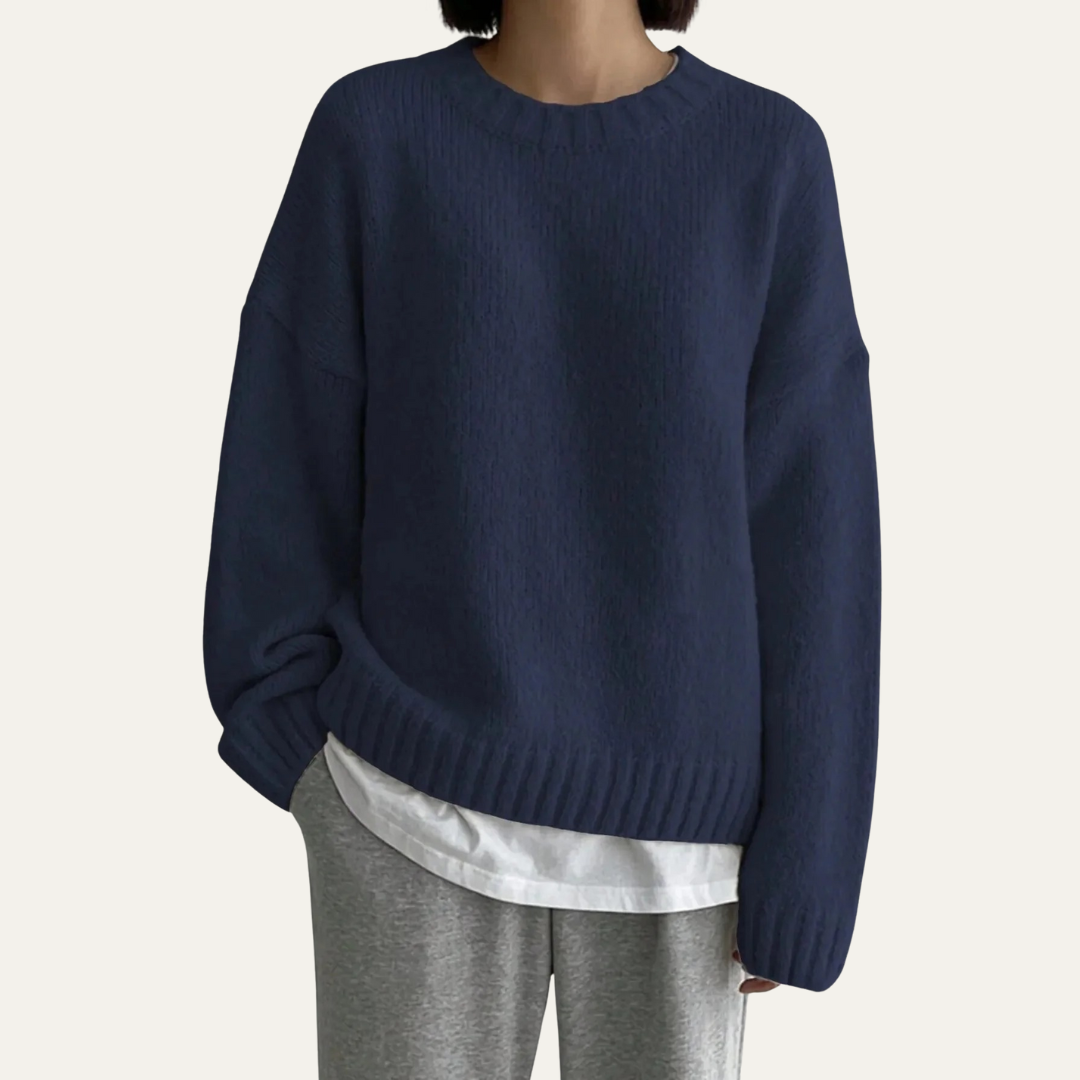 Soft Relaxed Fit Women's Knit Sweater