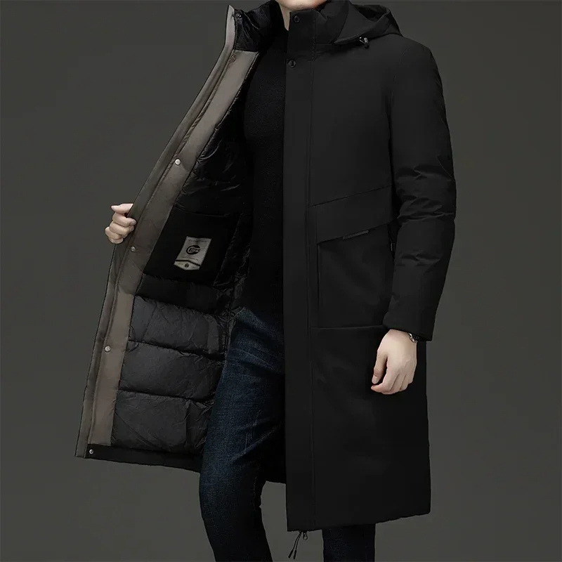 Insulated Men's Hooded Ski Jacket Coat