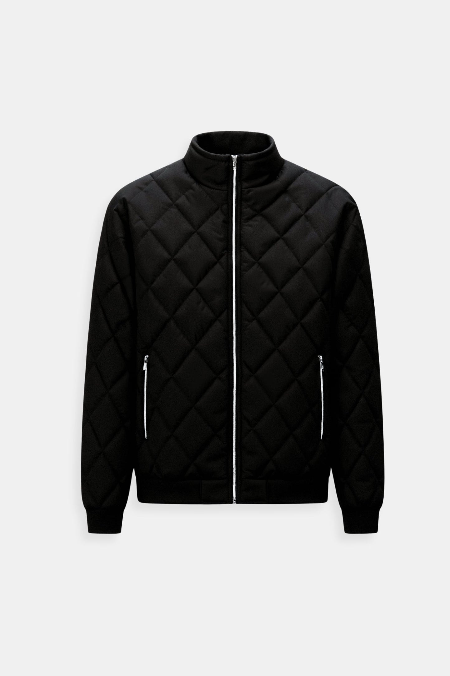 Timeless Fit Stand Collar Mens Jacket