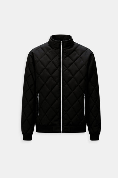 Timeless Fit Stand Collar Mens Jacket