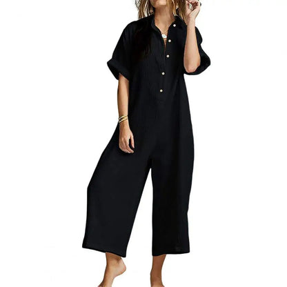Cute Womens V Neck Jumpsuit