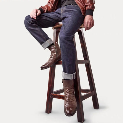 Premium Men's Chelsea Leather Ankle Boots