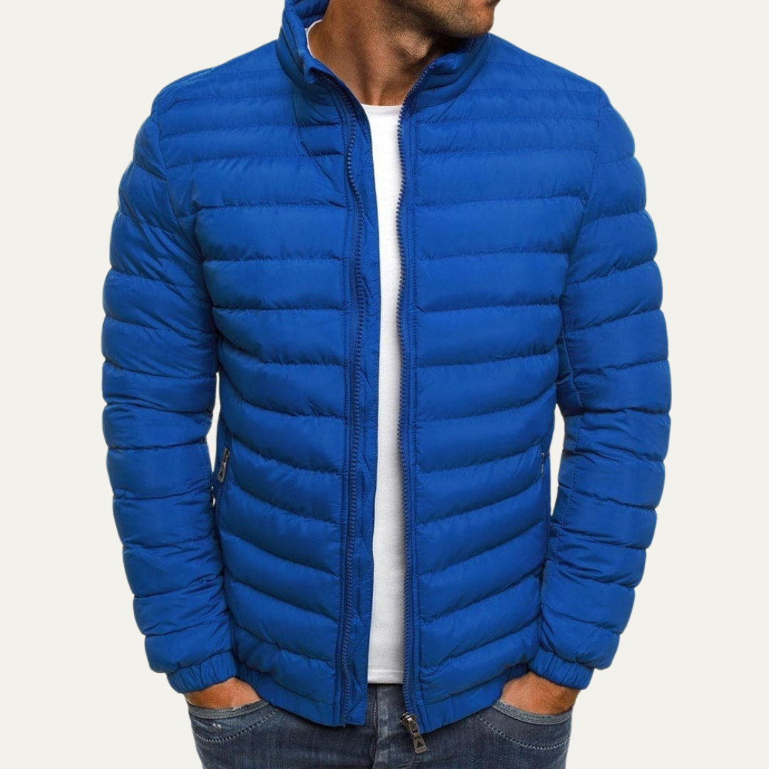 Men's Slim Water Resistant Filled Parka Jacket