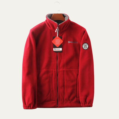 Soft Men's Fleece Zipper Jacket