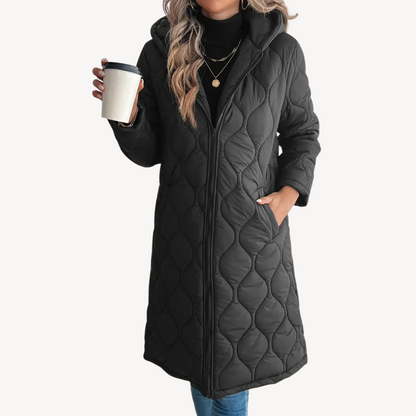 Ladies' Faux Fur Parka Jacket Coat