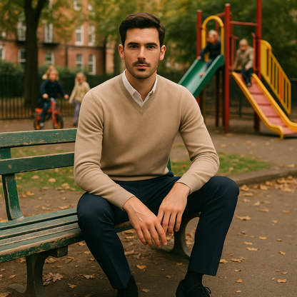 Luxurious Men's Cashmere Sweater