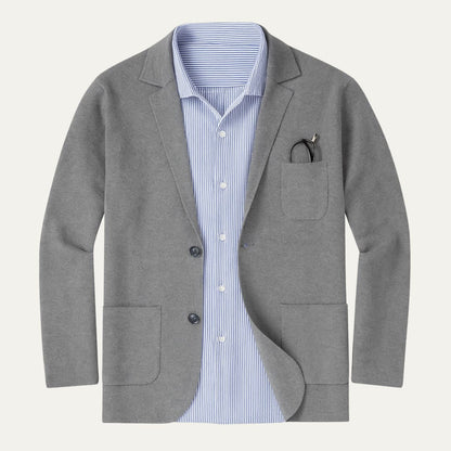 Lightweight Beige Summer Blazer for Men - OutfitLondon