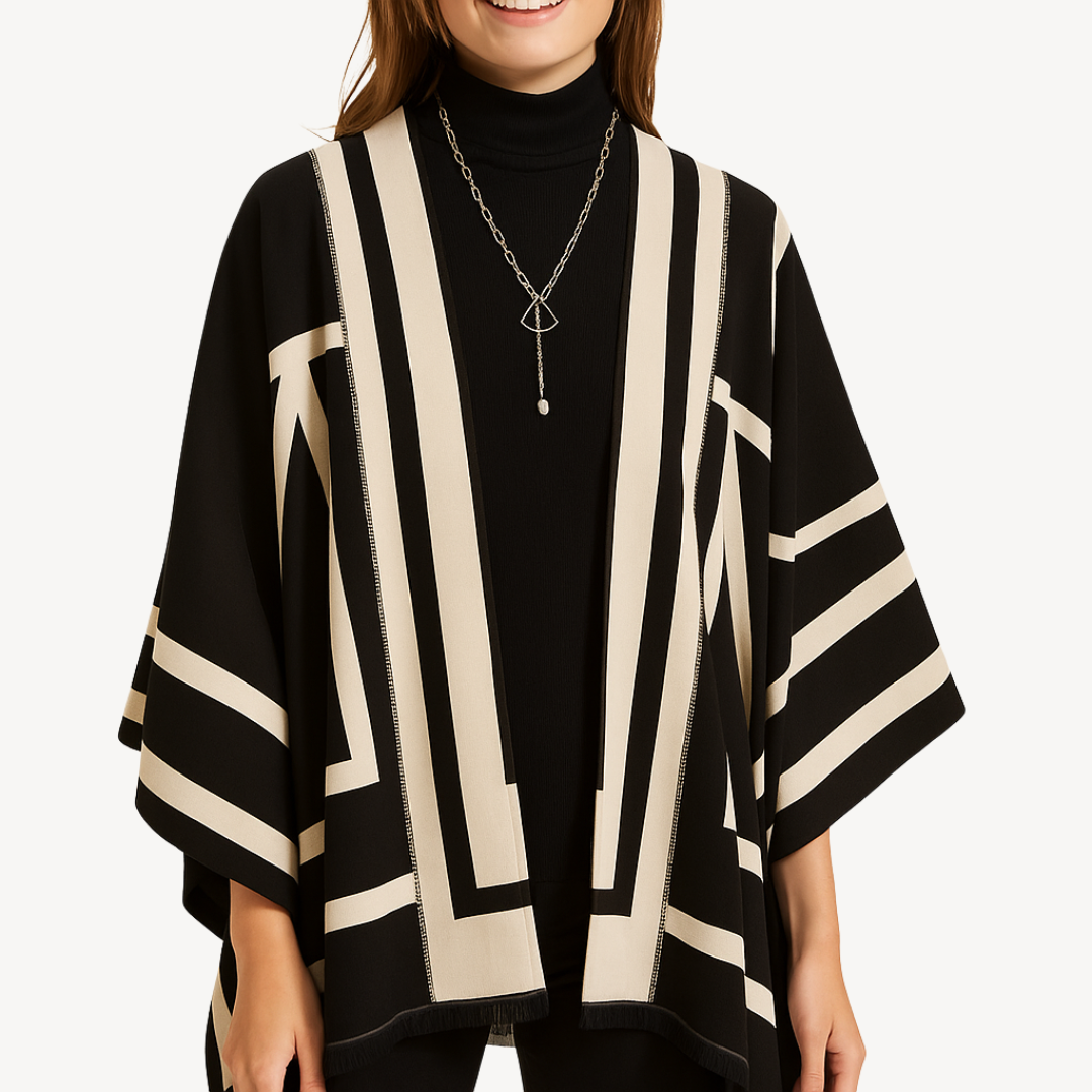 Fashionable Patterned Women's Wrap Shawl - OutfitLondon