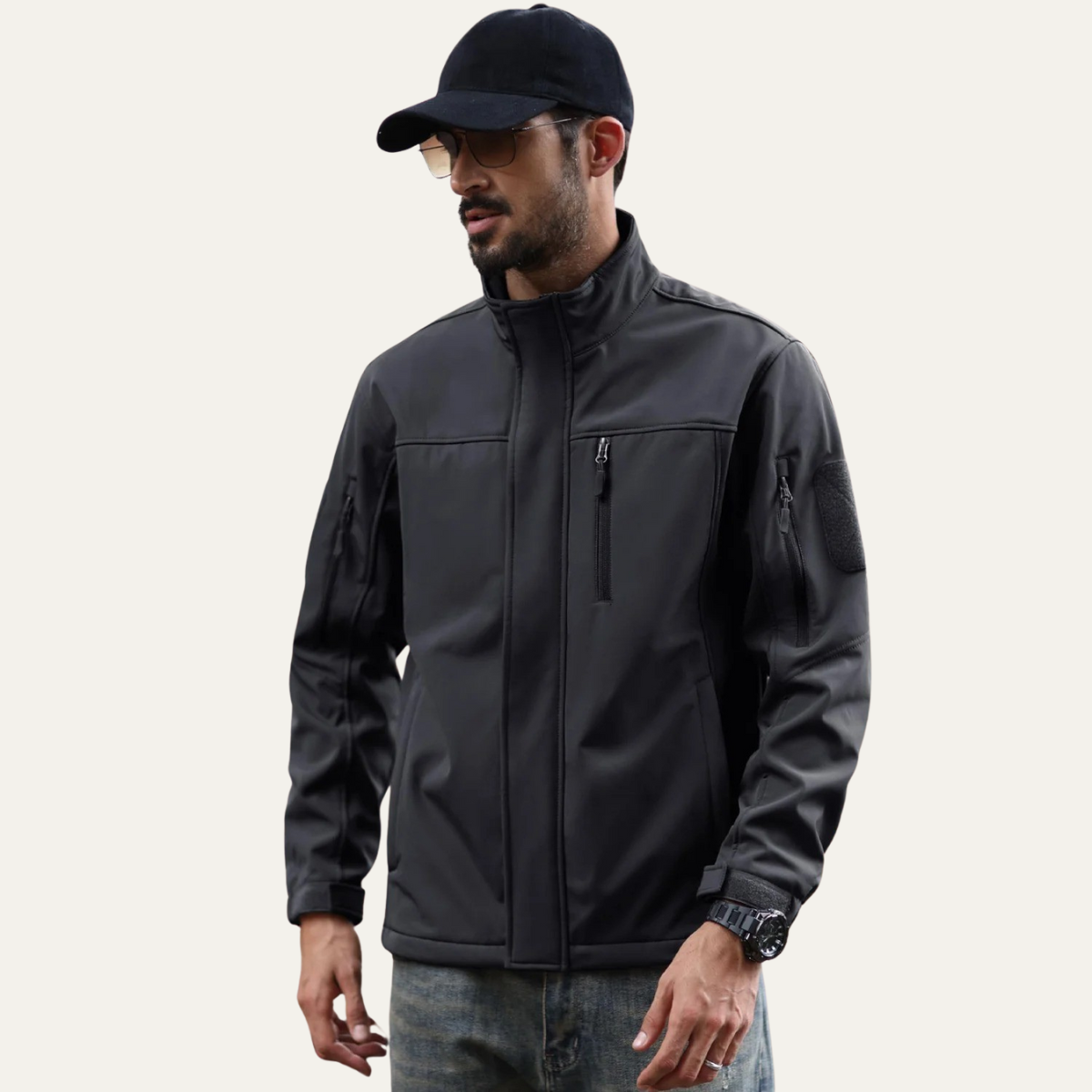 Waterproof Men's Outdoor Tactical Windbreaker Jacket