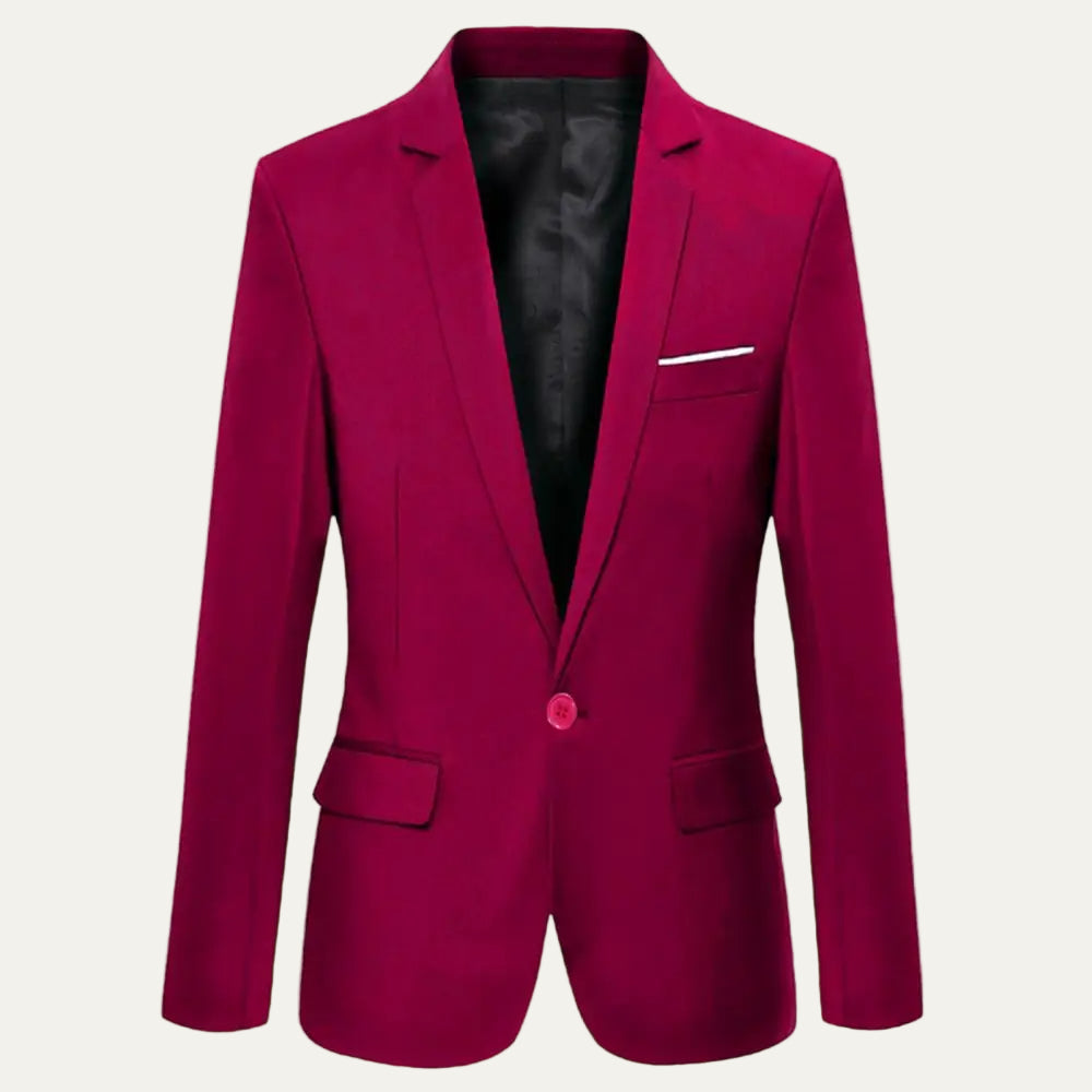 Tailored Fit Men's Blazer Jacket