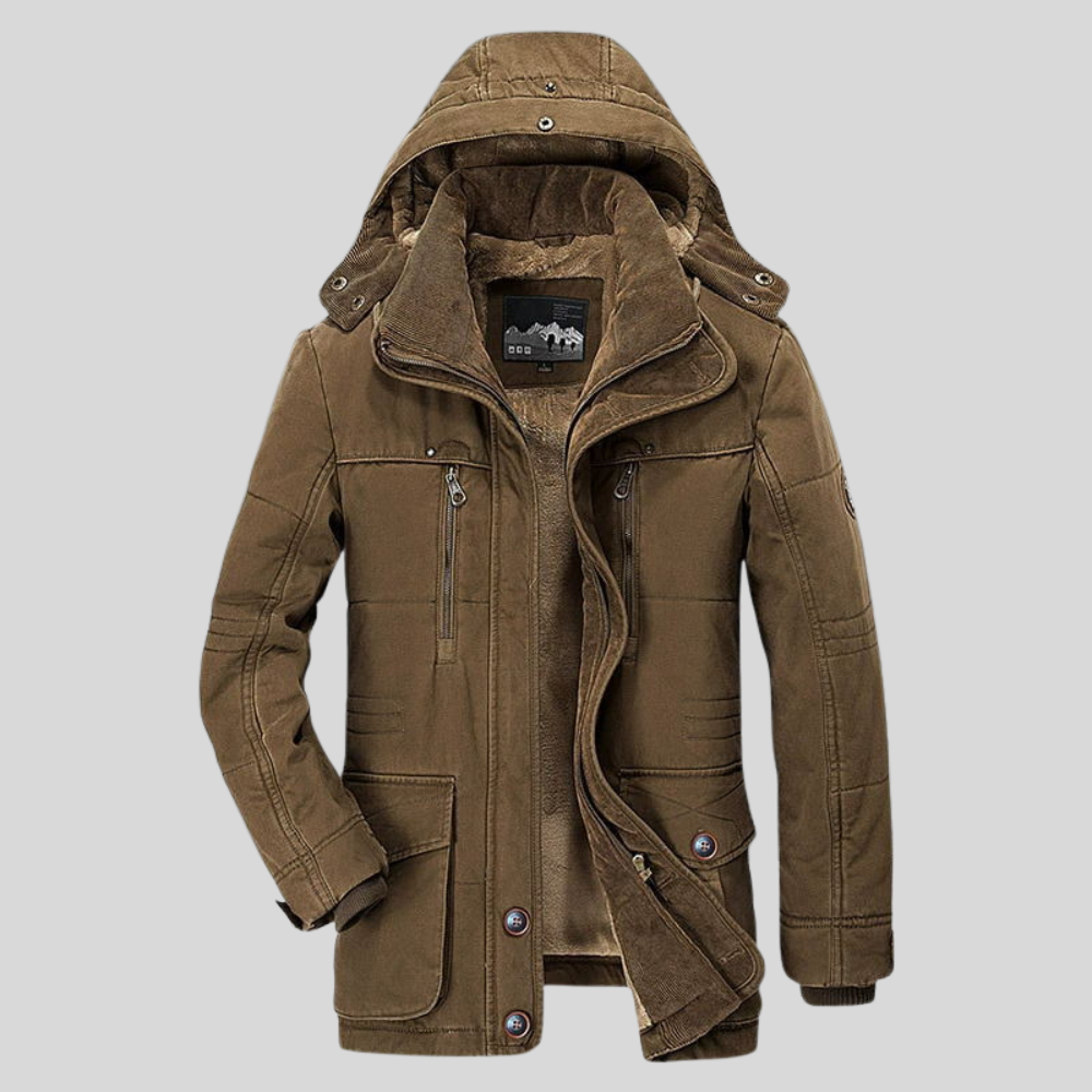 Warm Mens Winter Coat Outerwear