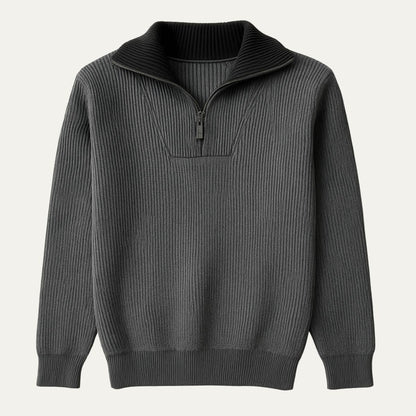 Warm Quarter Zip Men's Fleece Jacket