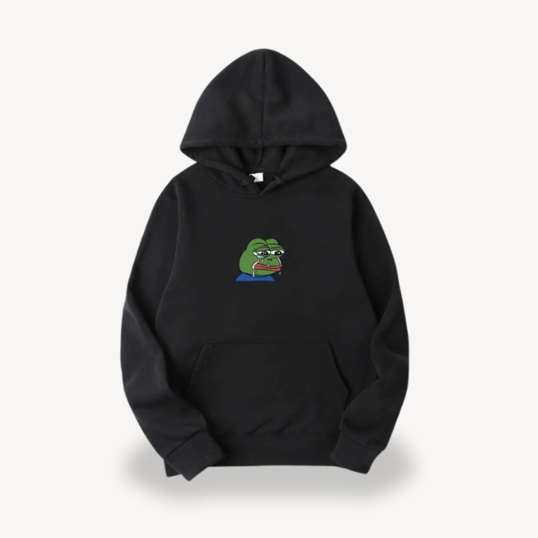 Funny Pepe Frog Mens Sweatshirt Hoodie