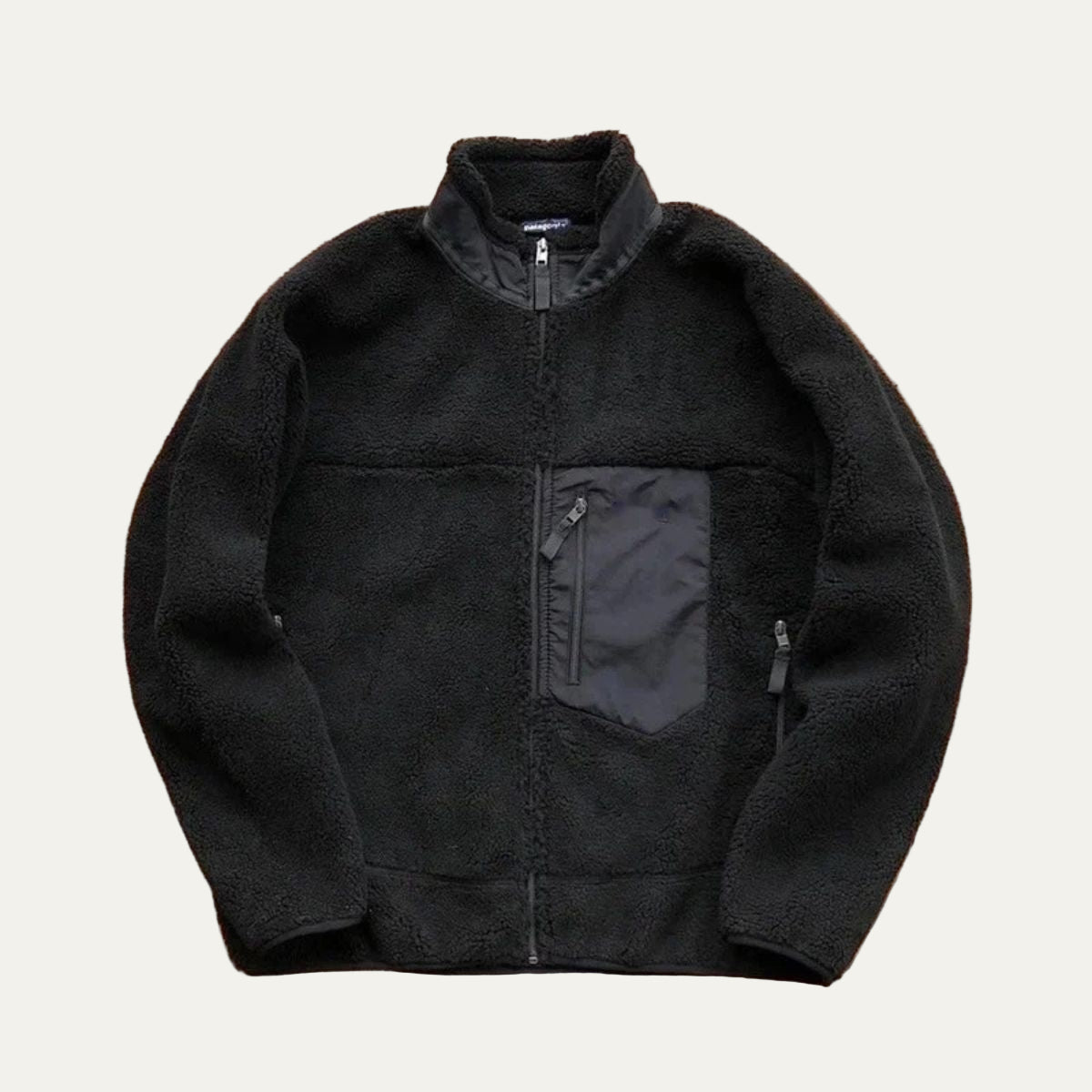 Men's Soft Plush Fleece Zip Up Jacket