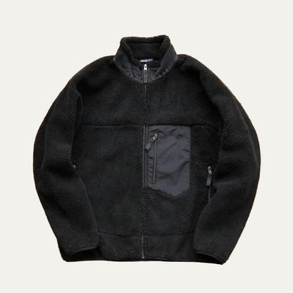 Men's Soft Plush Fleece Zip Up Jacket
