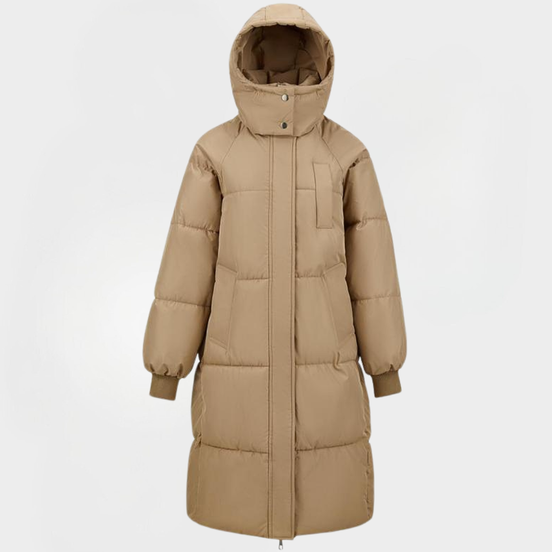 Warm Women's Down Parka Winter Coat with Hood