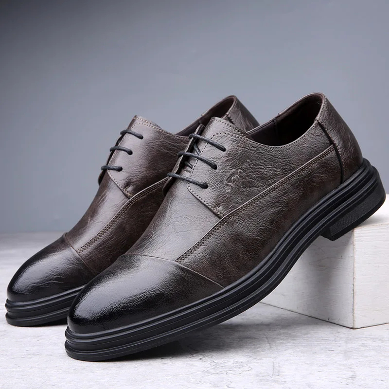 Affordable Faux Leather Formal Shoes for Men - OutfitLondon