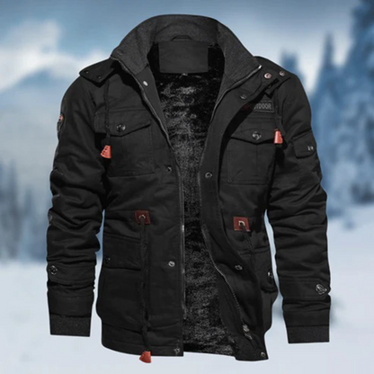 Warm Waterproof Men's Military Coat