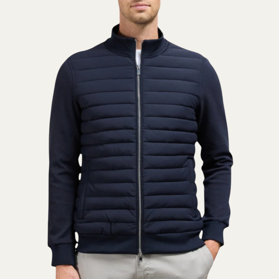 Rugged Men's Sherpa Lined Denim Jacket