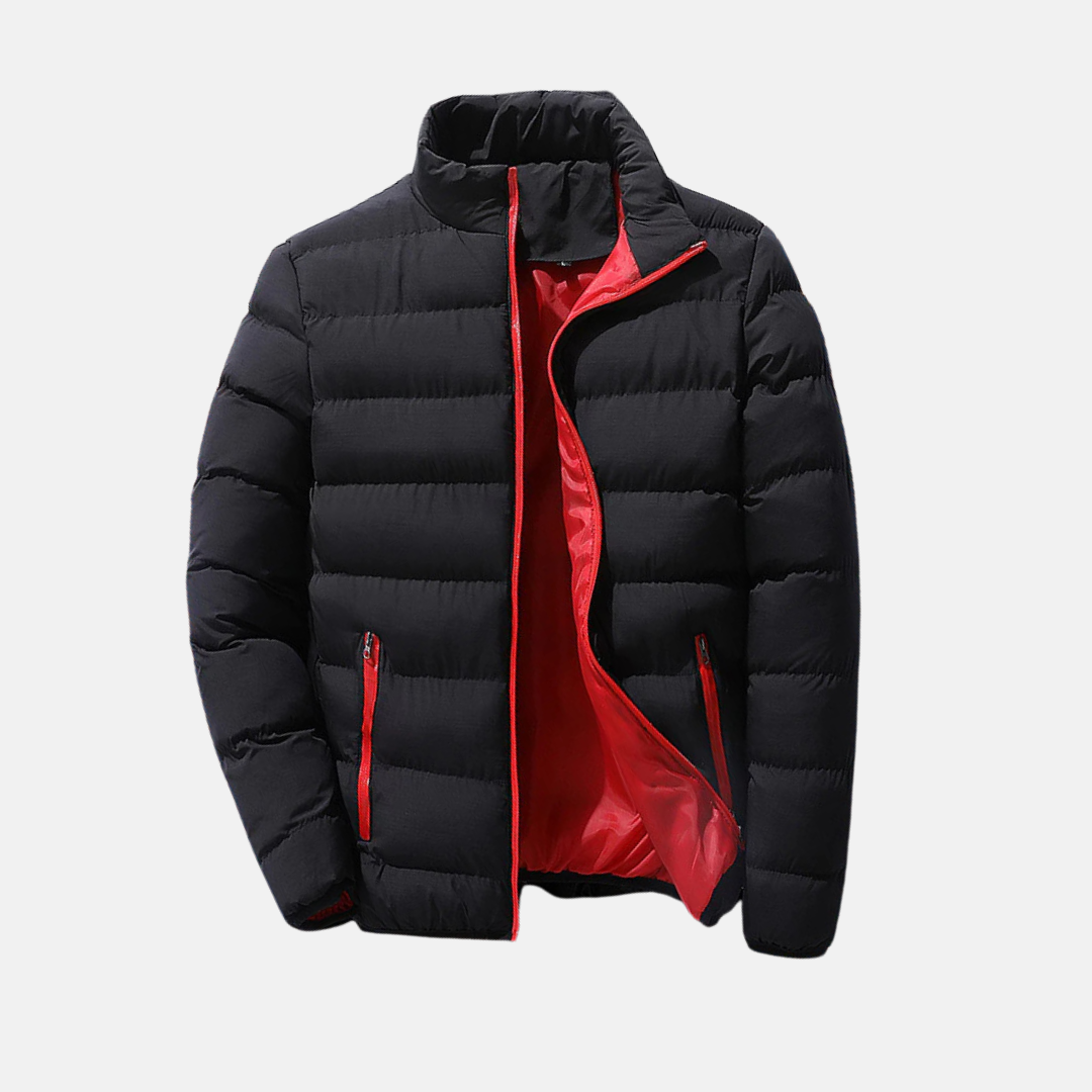 Warm Padded Men's Coat Waterproof Relaxed Fit Jacket - OutfitLondon