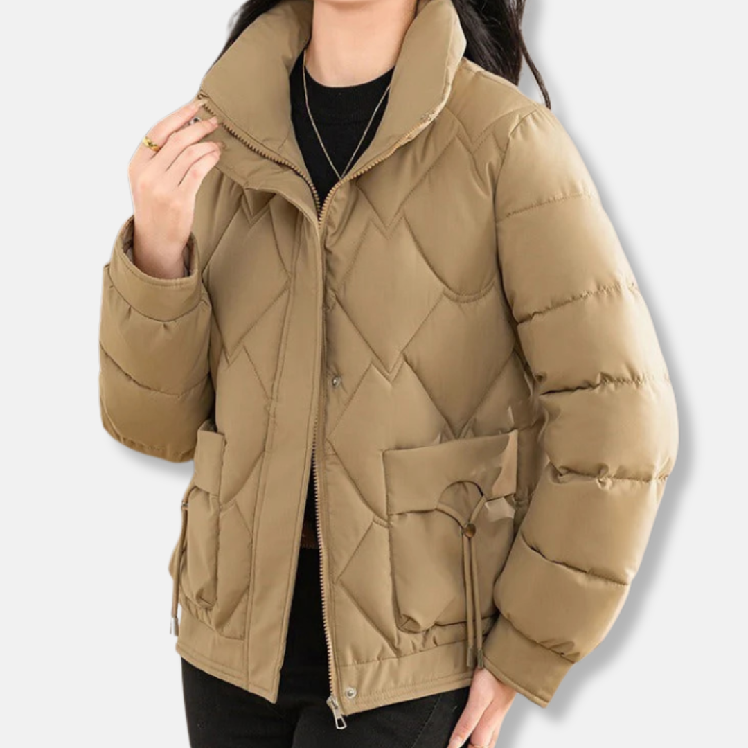 Soft Pink Down Filled Coat
