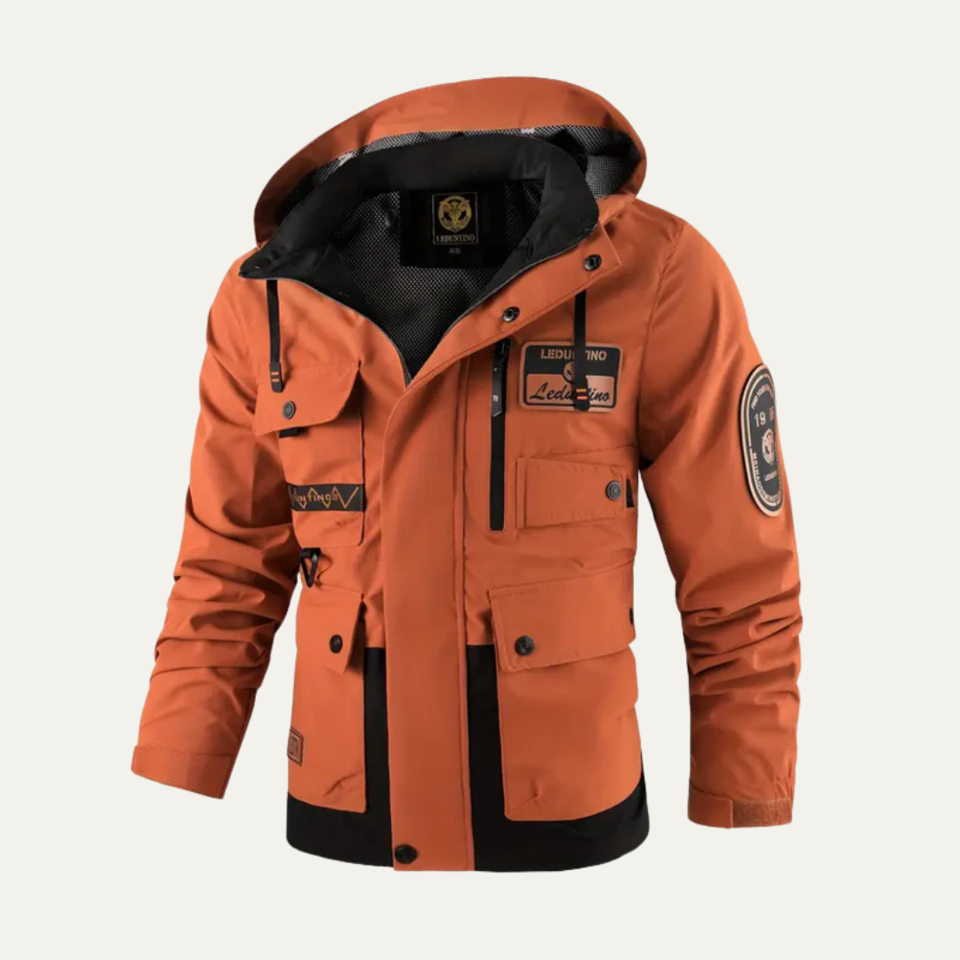 Waterproof Men's Outdoor Tactical Jacket with Hood