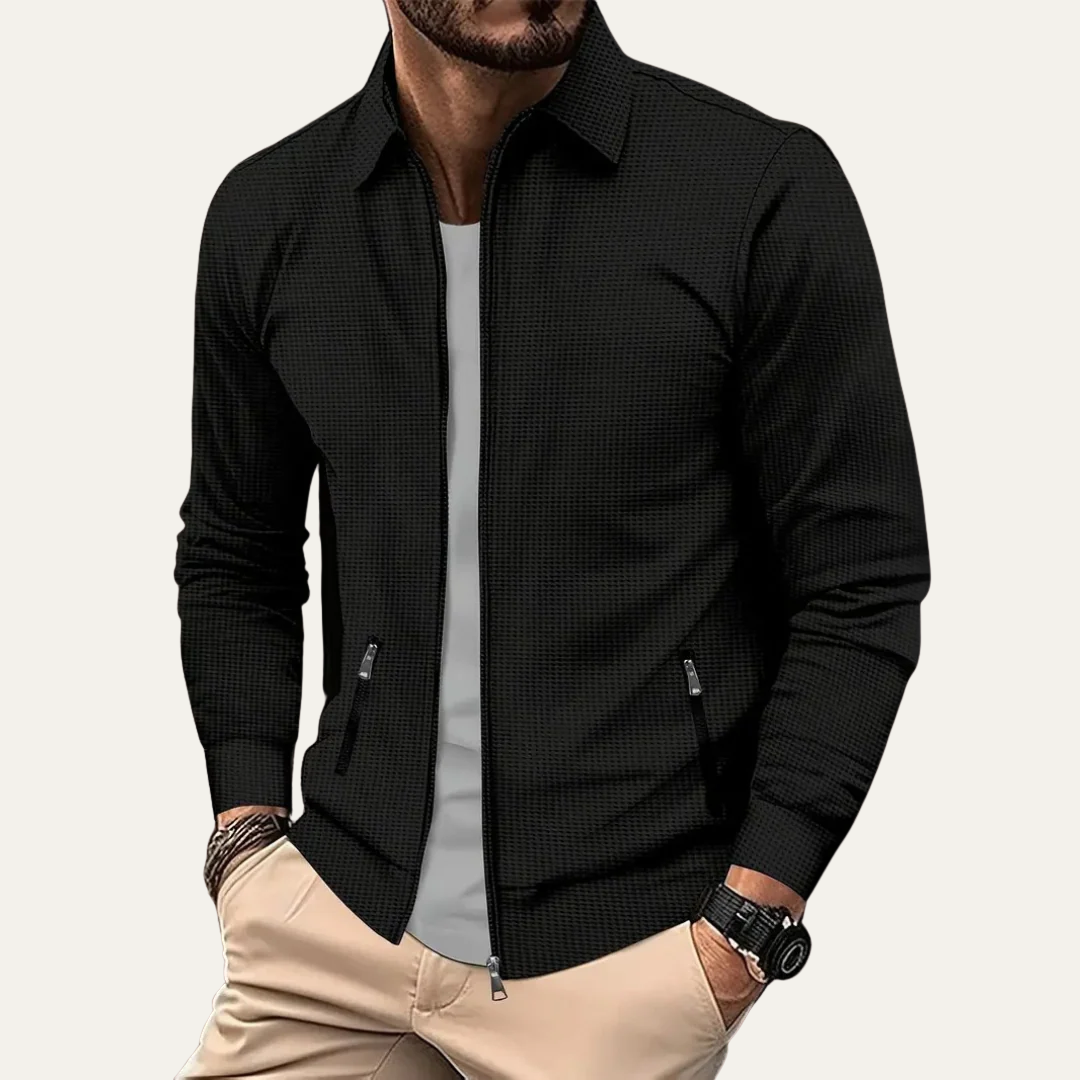 Men's Classic Zip Up Bomber Jacket