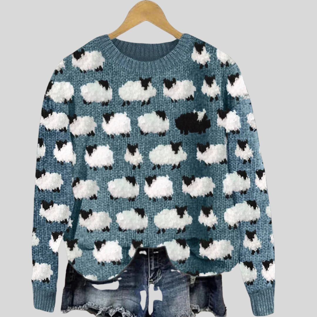 Fun Colorful Knit Sweater