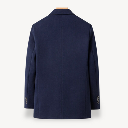 Relaxed Fit Men's Single Button Blazer