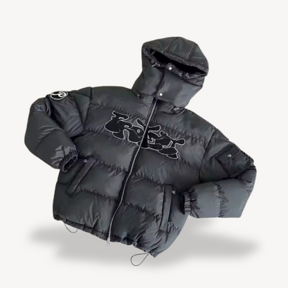 Men's Cool Quilted Hoodie Jacket