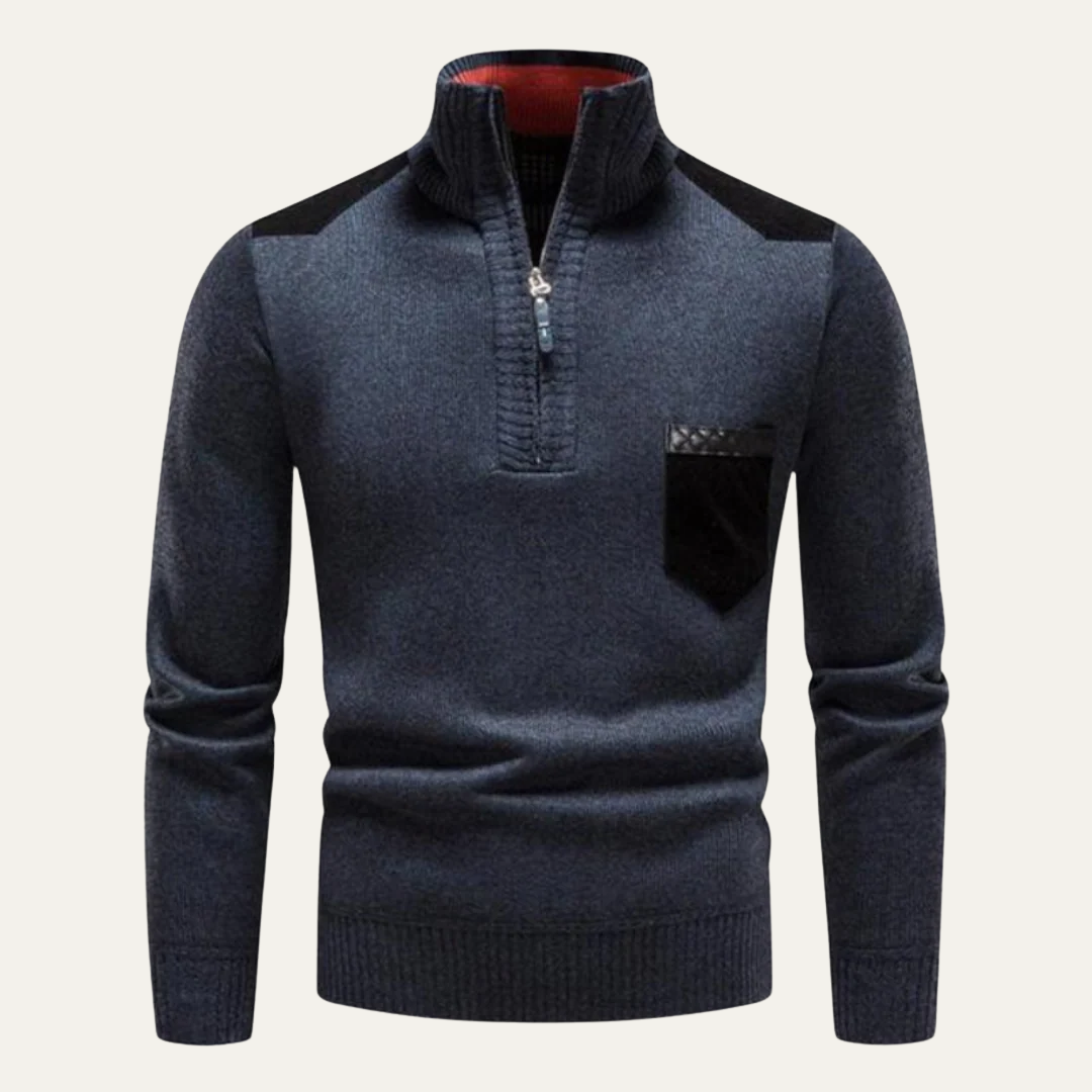 Practical Mens Quarter Zip Fleece Jacket