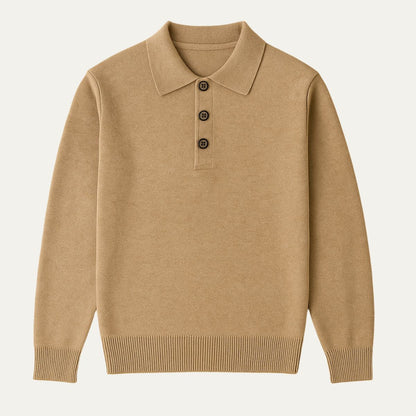 Luxury Soft Cashmere Polo Shirt - OutfitLondon