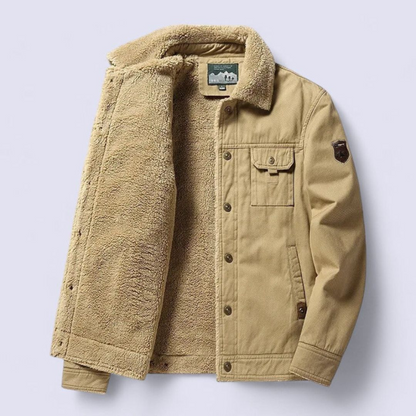 Warm Fleece Lined Mens Casual Jacket