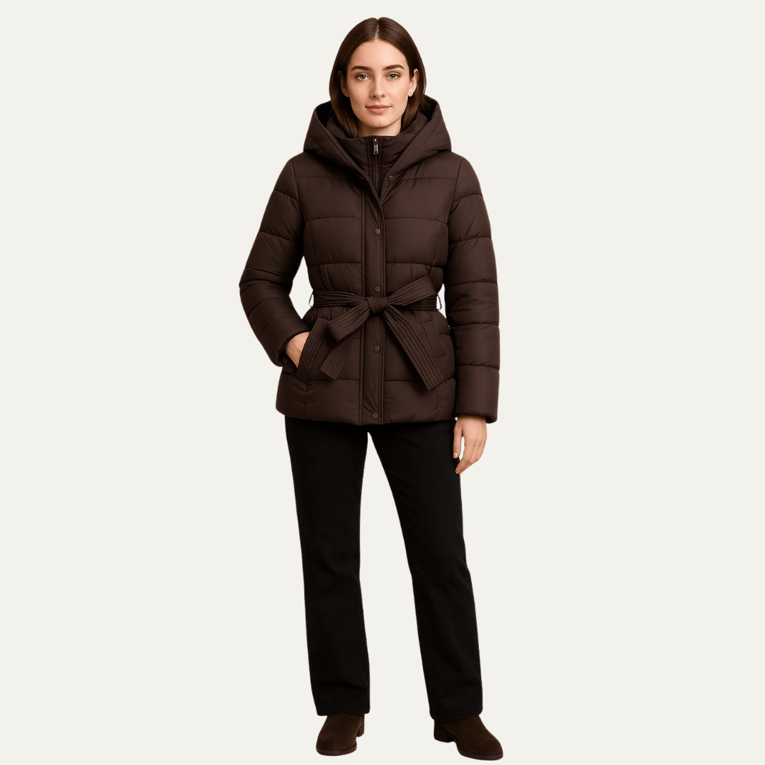 Ladies Warm Filled Parka Coat