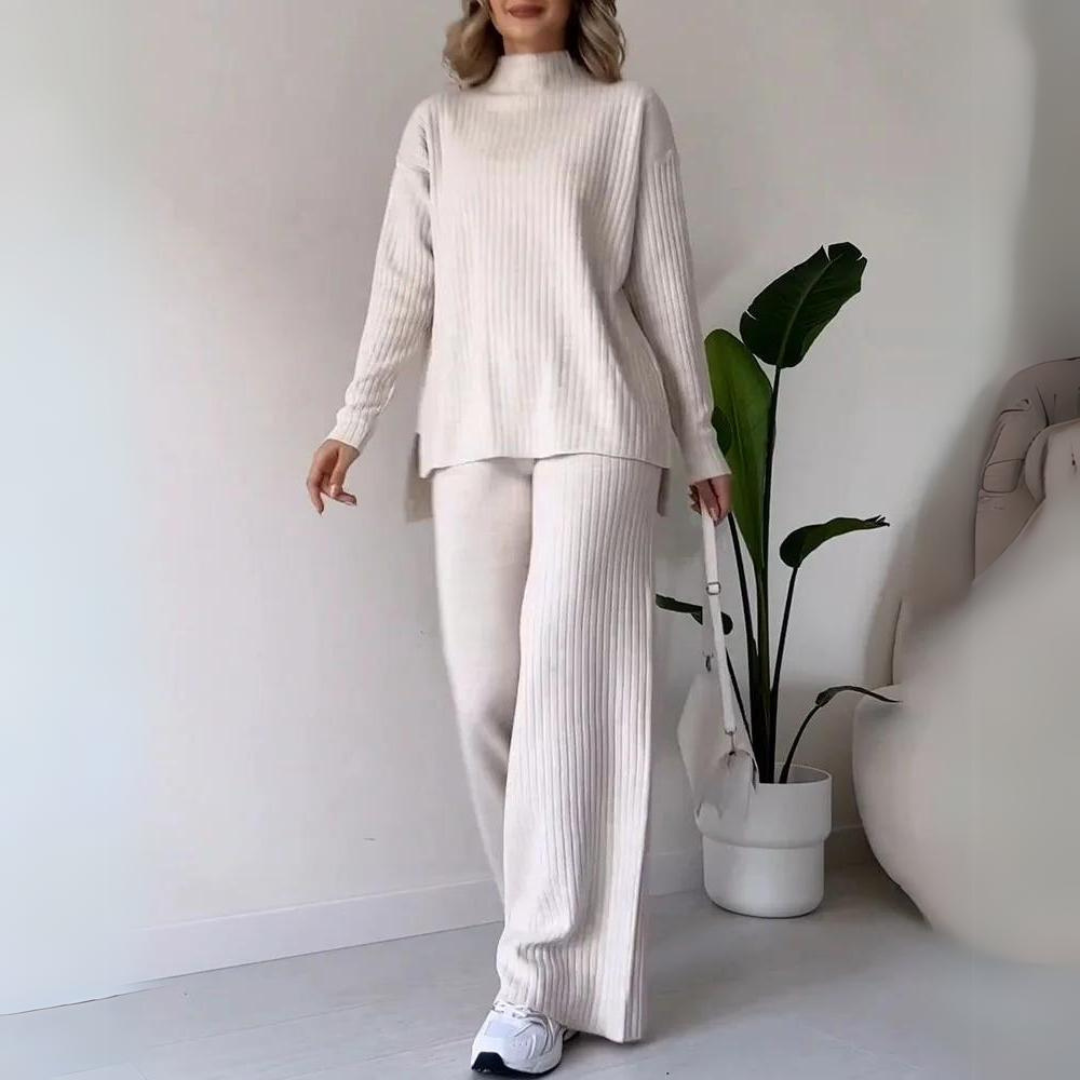 Cozy Ladies Knitted Jumper and Leggings Set