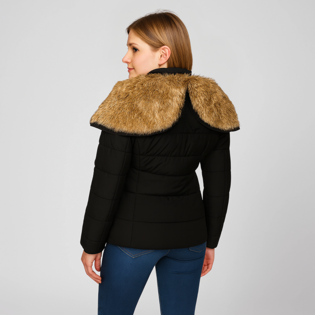 Stylish Hooded Winter Coat with Long Sleeves