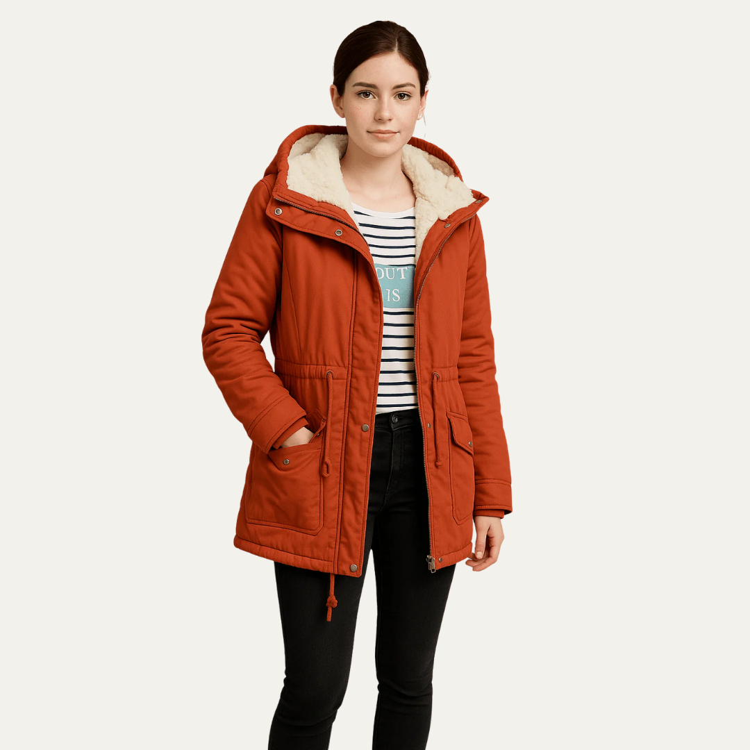 Ladies Long Waterproof Winter Coat