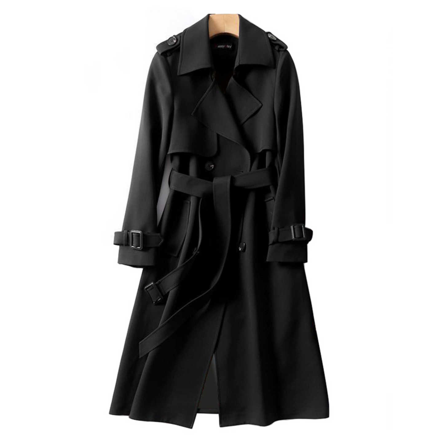 Classic Waterproof Trench Coat with Belt