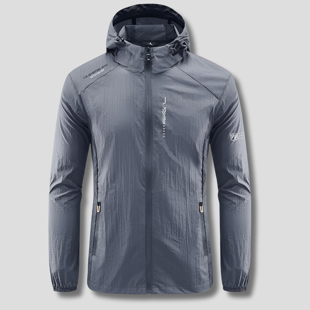 Lightweight Water Resistant Summer Hooded Jacket