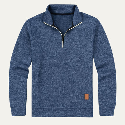 Warm Fleece Half Zip Mens Sweatshirt