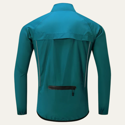 Men's Visibility High Neck Full Zip Bike Jacket