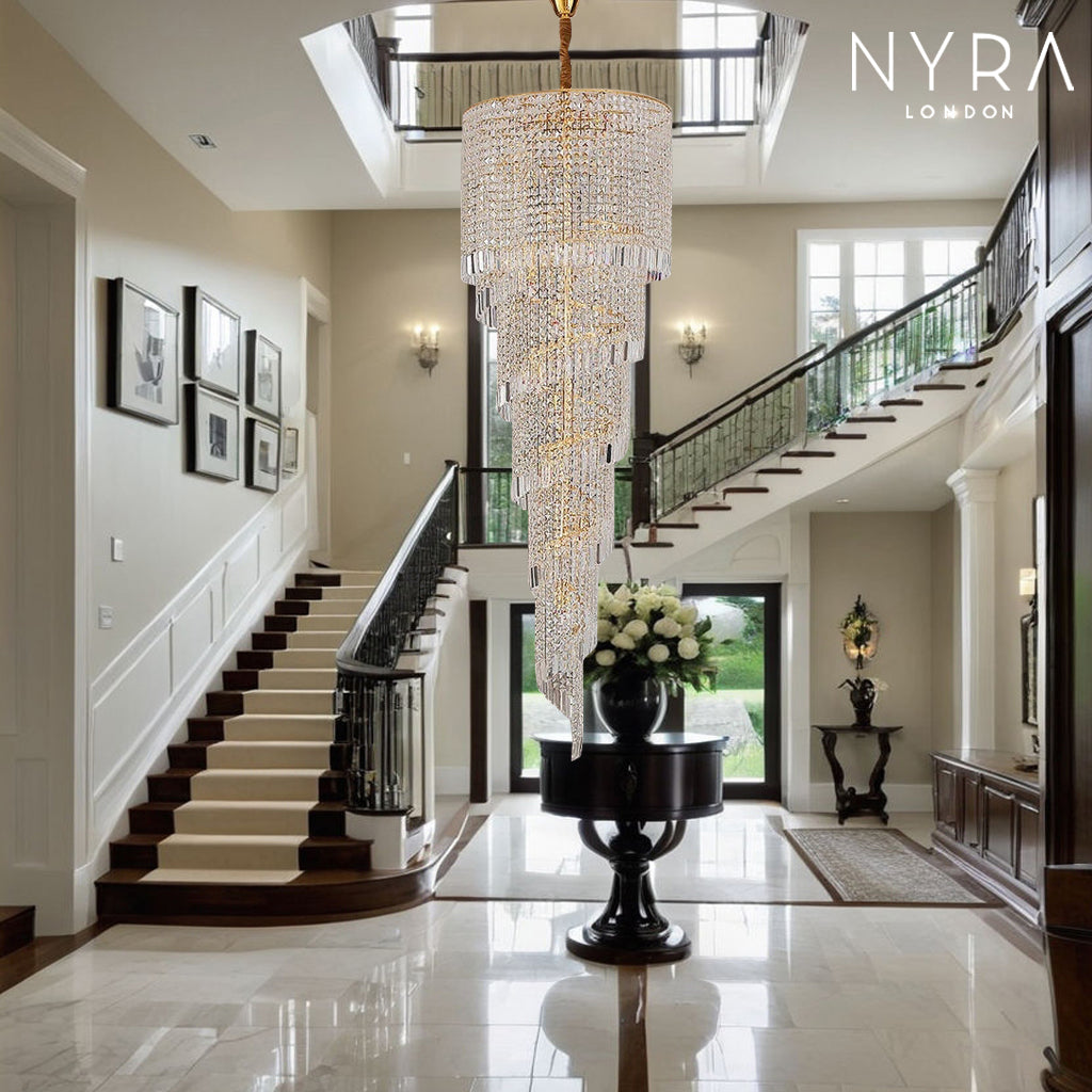 Elegant Crystal Ceiling Lighting Fixture - OutfitLondon