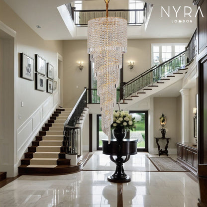 Elegant Crystal Ceiling Lighting Fixture - OutfitLondon