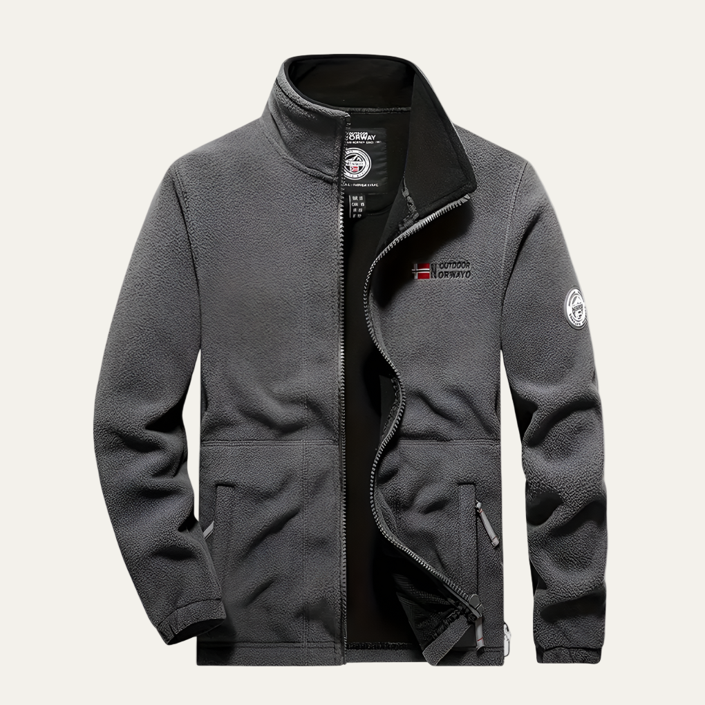 Warm Waterproof Men's Fleece Zipper Jacket - OutfitLondon
