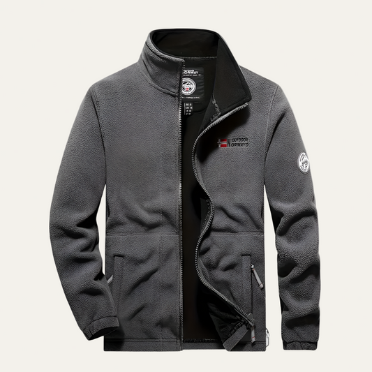 Warm Waterproof Men's Fleece Zipper Jacket - OutfitLondon