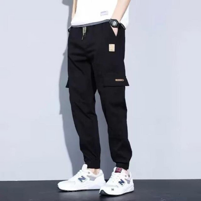 Relaxed Fit Stretch Cargo Pants for Men