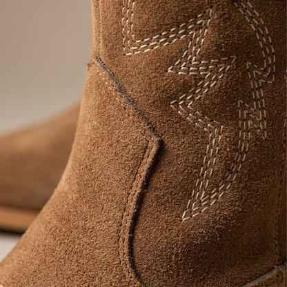 Low Heel Western Cowboy Boots for Women